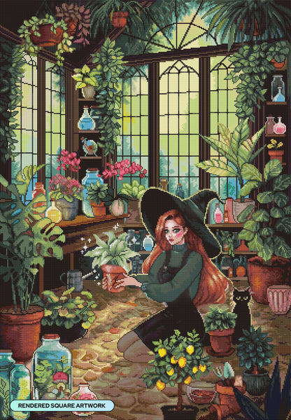 Witchy Greenhouse – Diamond Art Club