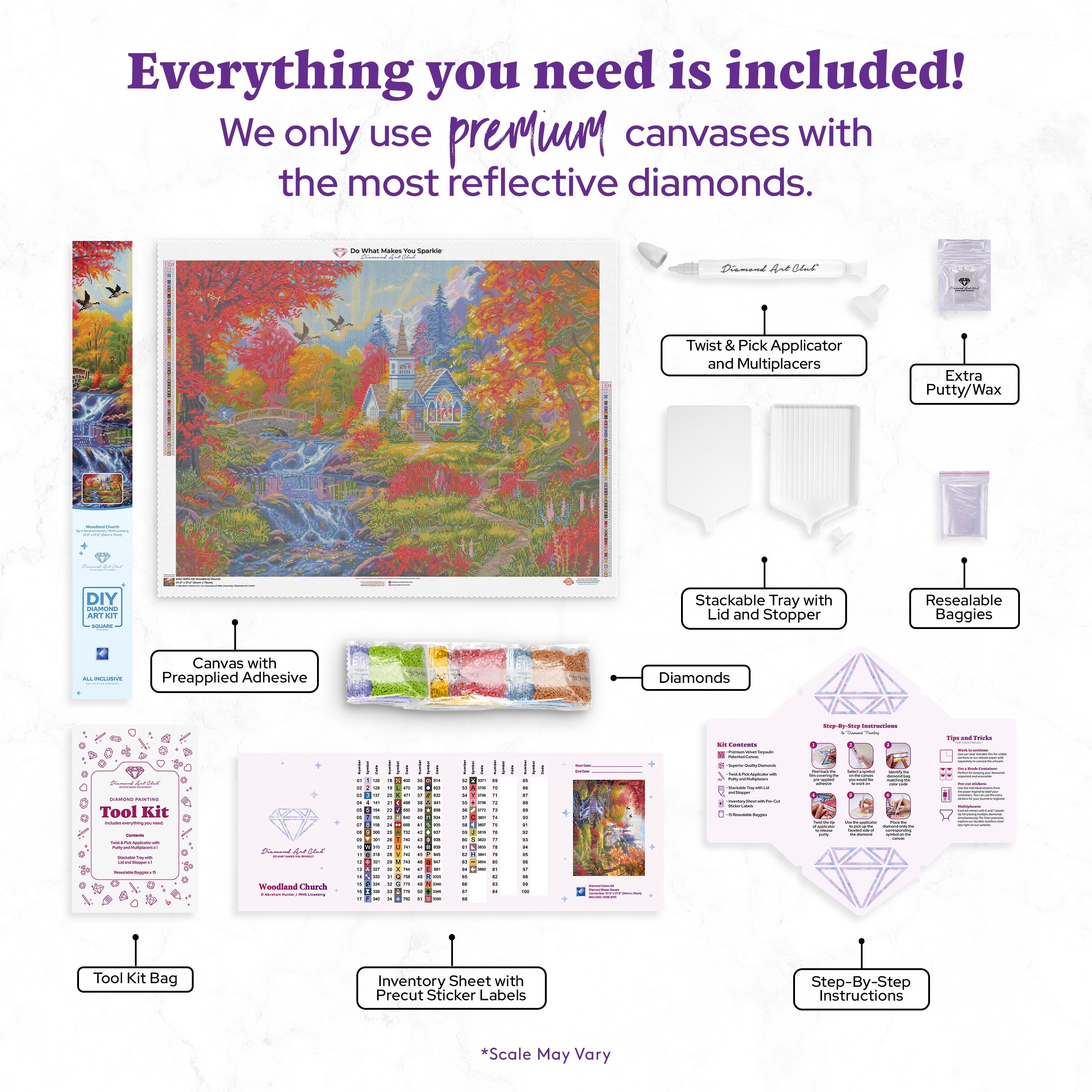 Woodland Church – Diamond Art Club