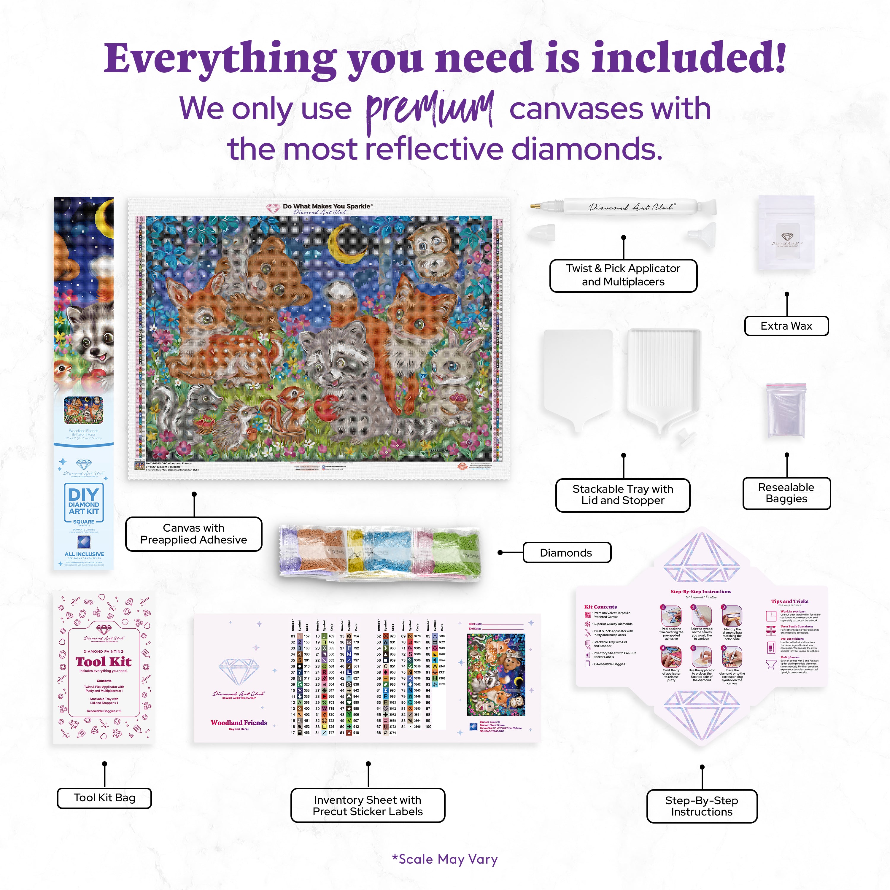 Woodland Friends – Diamond Art Club