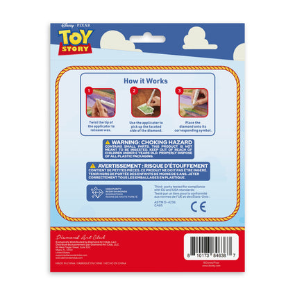 Diamond Painting Woody - Sparkle Pals™ 5.8" x 2.4" (14.8cm x 6cm) / Round with 7 Colors including 1 Electro Diamond and 3 Fairy Dust Diamonds / 138
