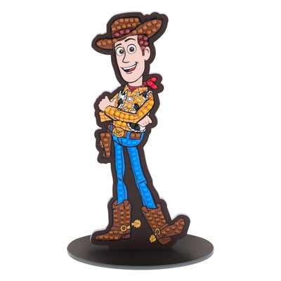Diamond Painting Woody - Sparkle Pals™ 5.8" x 2.4" (14.8cm x 6cm) / Round with 7 Colors including 1 Electro Diamond and 3 Fairy Dust Diamonds / 138