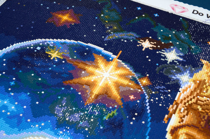 Diamond Painting World Priestess 27.6" x 41.3" (69.9cm x 104.8cm) / Square with 73 Colors including 2 ABs and 4 Fairy Dust Diamonds / 118,301