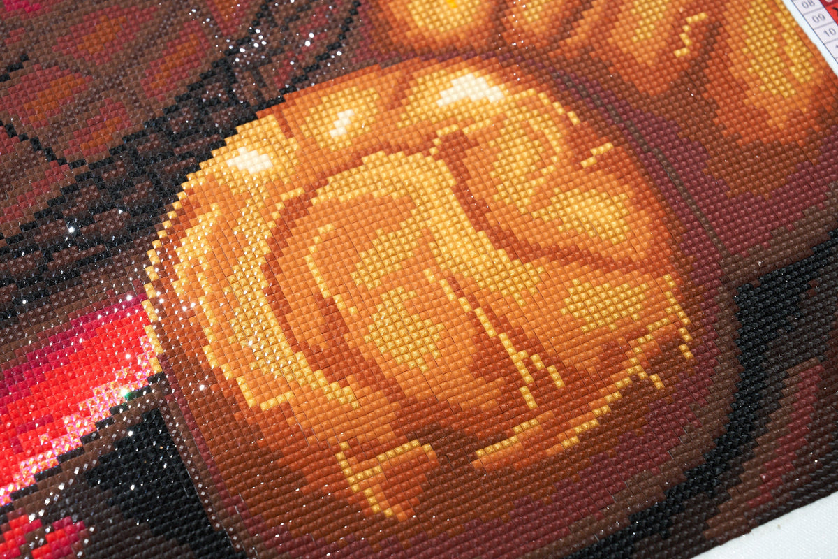 Diamond Painting Year of the Dragon 25.6" x 33.1" (65cm x 84cm) / Square With 31 Colors Including 1 ABs and 3 Fairy Dust Diamonds / 87,957