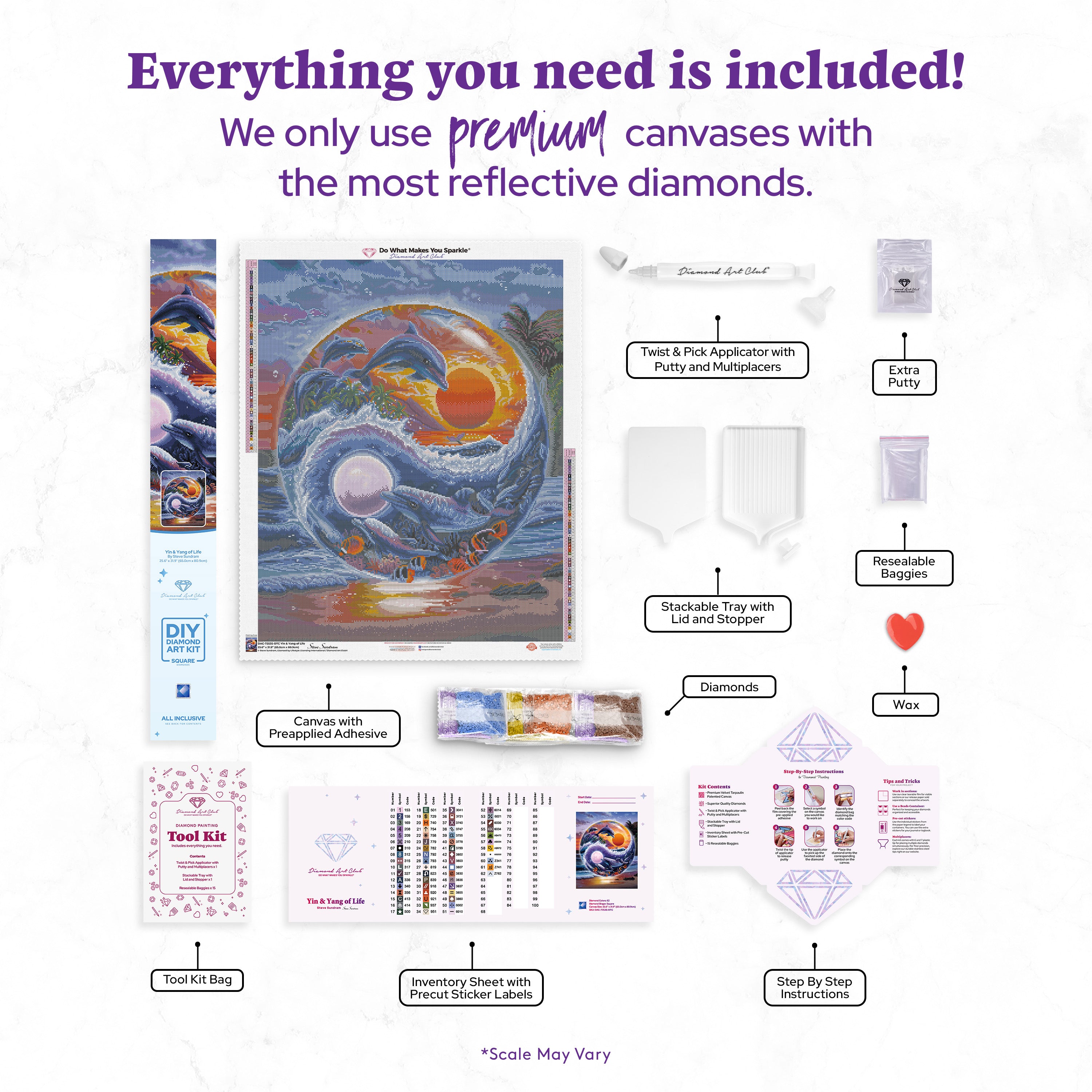 Yin & Yang of Life Diamond Painting Kit – Diamond Art Club