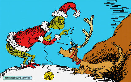 Diamond Painting You'll Be My Reindeer 32" x 20" (80.9cm x 50.8cm) / Square with 9 Colors including 3 Fairy Dust Diamonds / 66,300