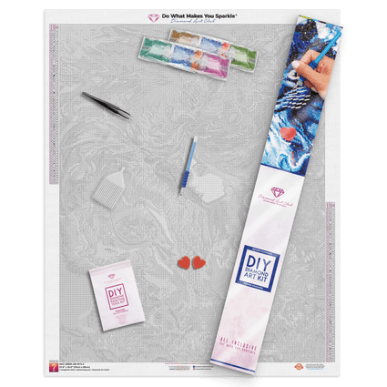 Diamond Painting Daughter of the Deep 27.6" x 35.0″ (70cm x 89cm) / Square with 63 Colors including 4 ABs / 97,781