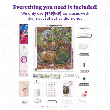 Diamond Painting A Flower Just for You 20" x 24" (51cm x 61cm) / Round with 43 Colors including 3 ABs / 39,277