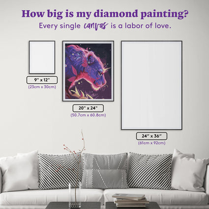 Diamond Painting A Little Magic 20" x 24" (50.7cm x 60.8cm) / Round With 42 Colors Including 4 ABs / 39,277