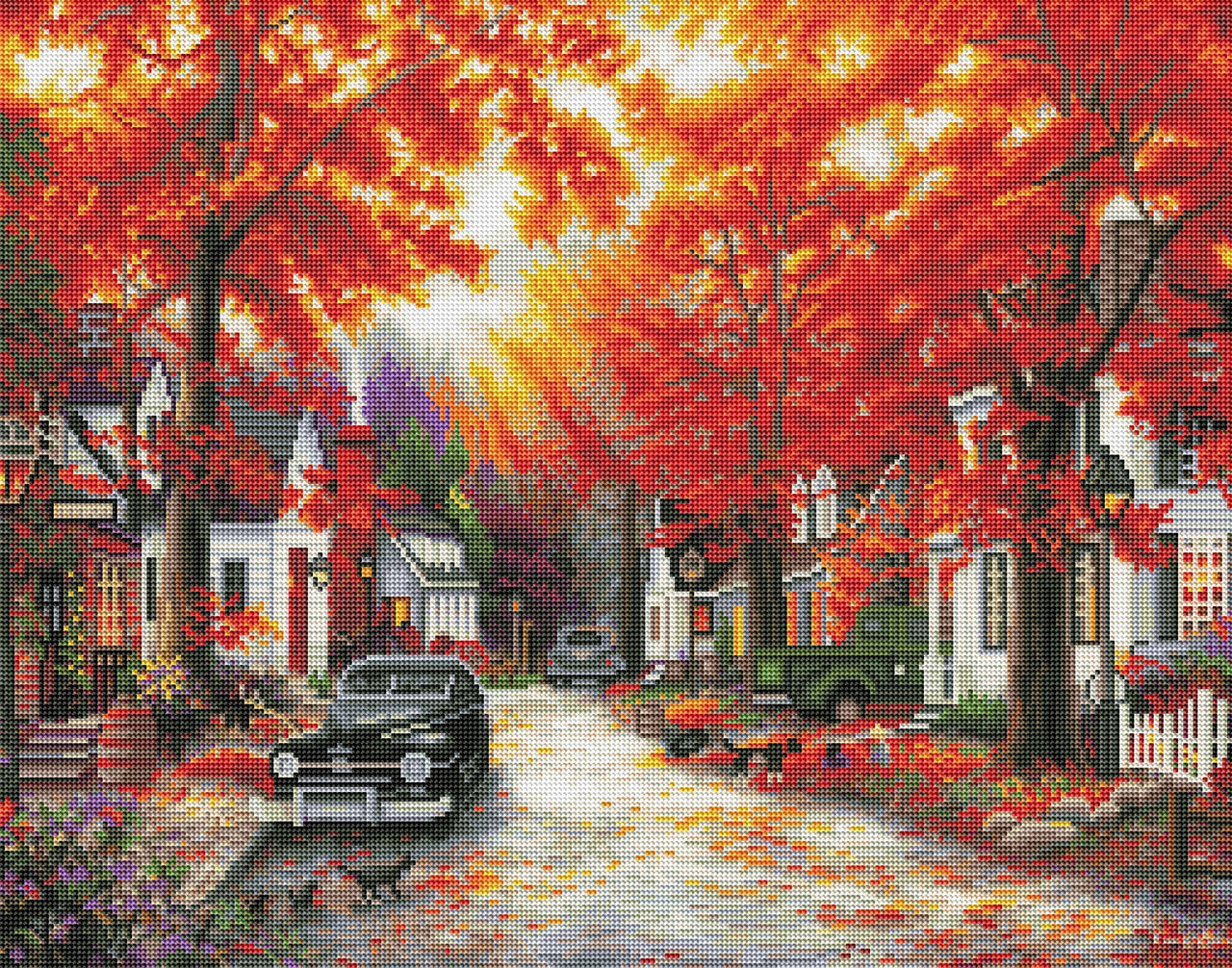 Diamond Painting A Moment on Memory Lane 28" x 22" (71cm x 56cm) / Round With 42 Colors Including 1 AB / 49,899