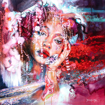 Diamond Painting Abundant Dreams 22" x 22″ (56cm x 56cm) / Round with 59 Colors including 4 ABs