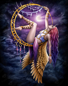 Diamond Painting Aerial Angel 27.6" x 34.7″ (70cm x 88cm) / Square with 49 Colors including 3 ABs / 96,673