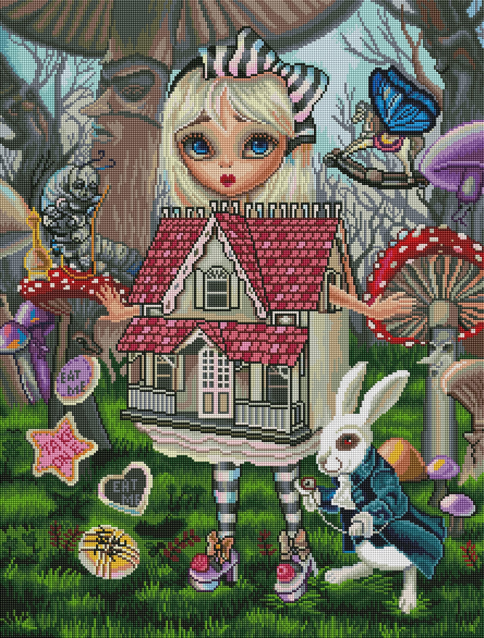 Alice In Wonderland Paintings Rabbit