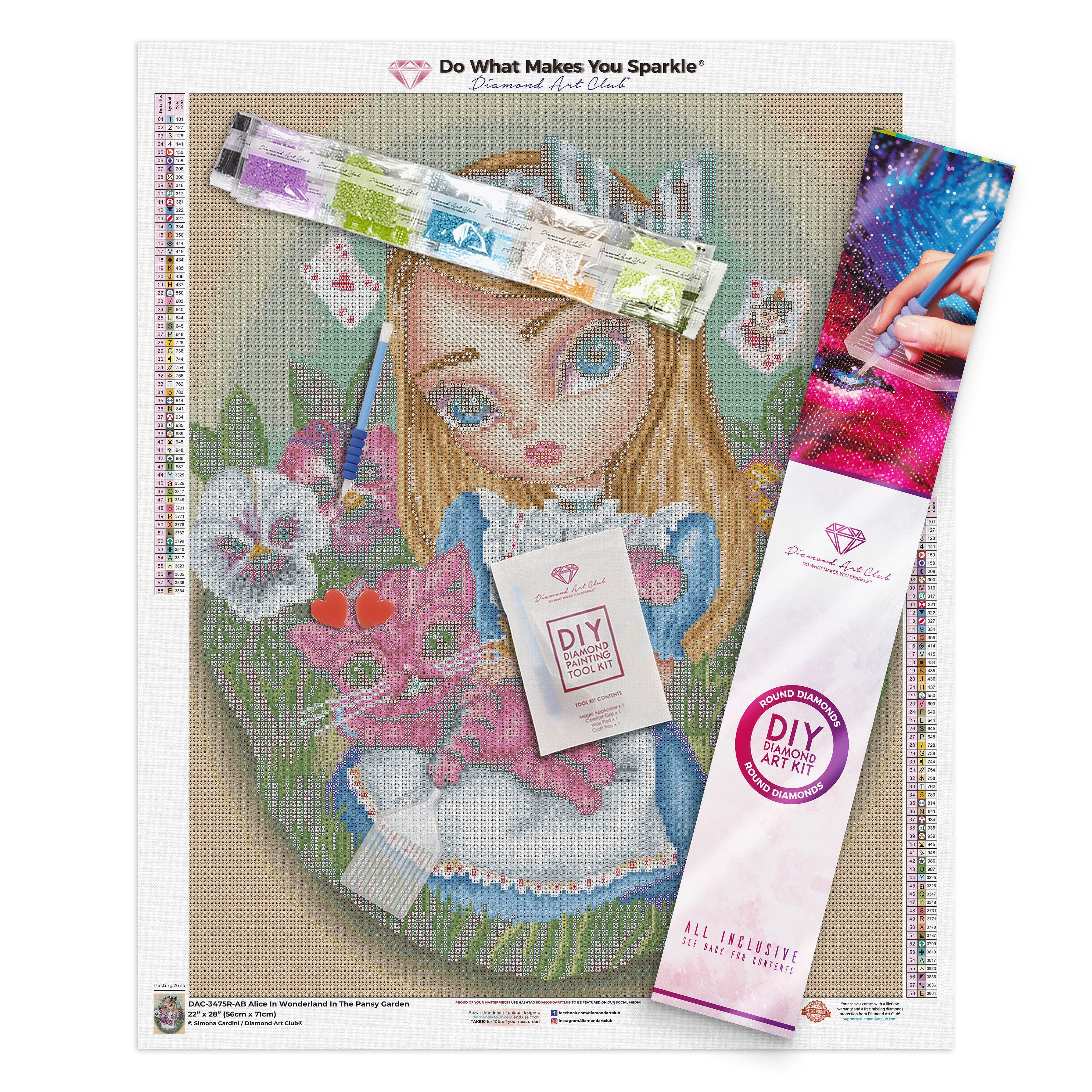 Alice in Wonderland Diamond Painting Kit - Amandine Jung