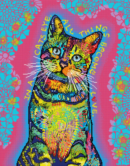 Diamond Painting All Things Become Love 22" x 28" (56cm x 71cm) / Square With 39 Colors Including 4 ABs / 62,101