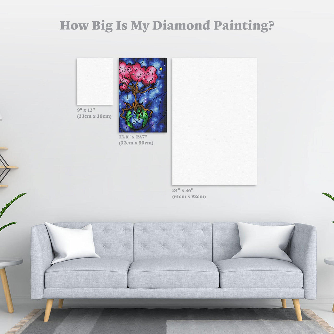 Diamond Painting Always Us 12.6" x 19.7" (32cm x 50cm) / Round With 32 Colors including 2 ABs / 19548
