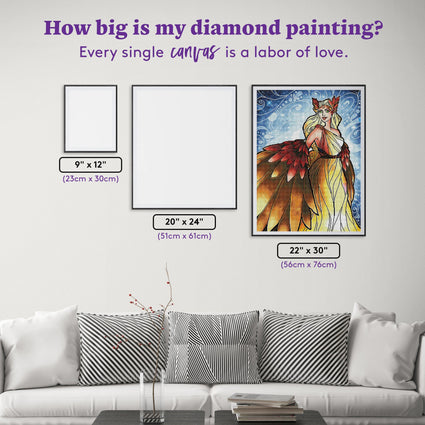 Diamond Painting Aphrodite 22" x 30" (56cm x 76cm) / Square with 44 Colors including 5 ABs / 66,521