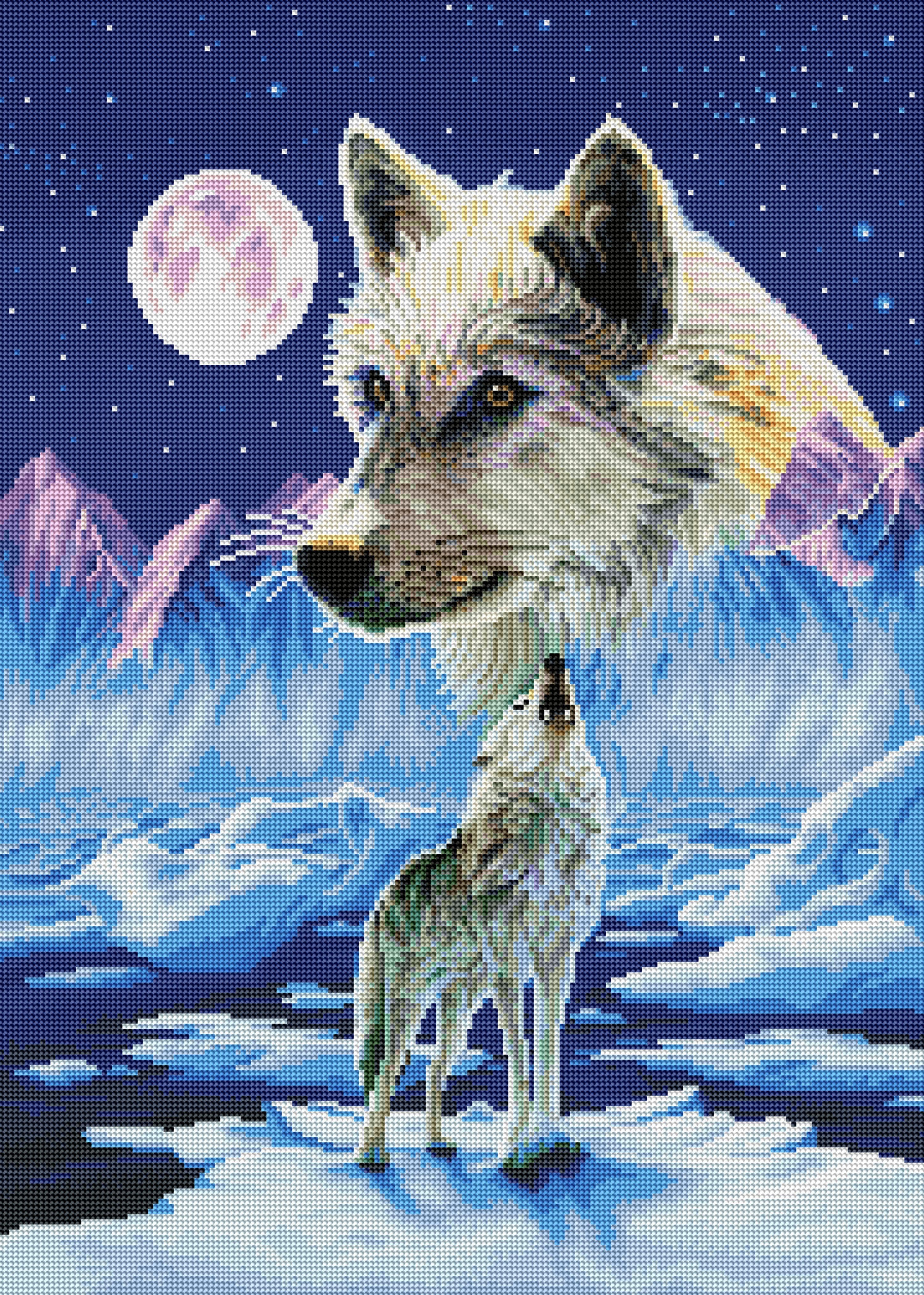 Arctic Wolves – Diamond Art Club