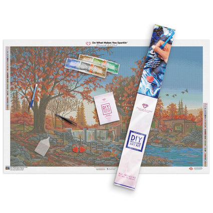 Diamond Painting As Good As It Gets 44.1" x 27.6″ (112cm x 70cm) / Square with 55 Colors including 4 ABs / 122,988