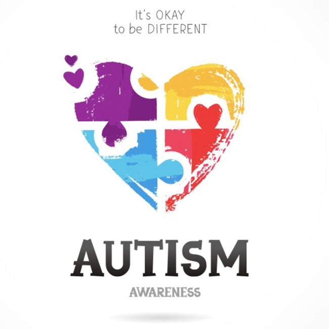 Diamond Painting Autism Awareness 12.6" x 12.6″ (32cm x 32cm) / Square With 12 Colors Including 1 AB