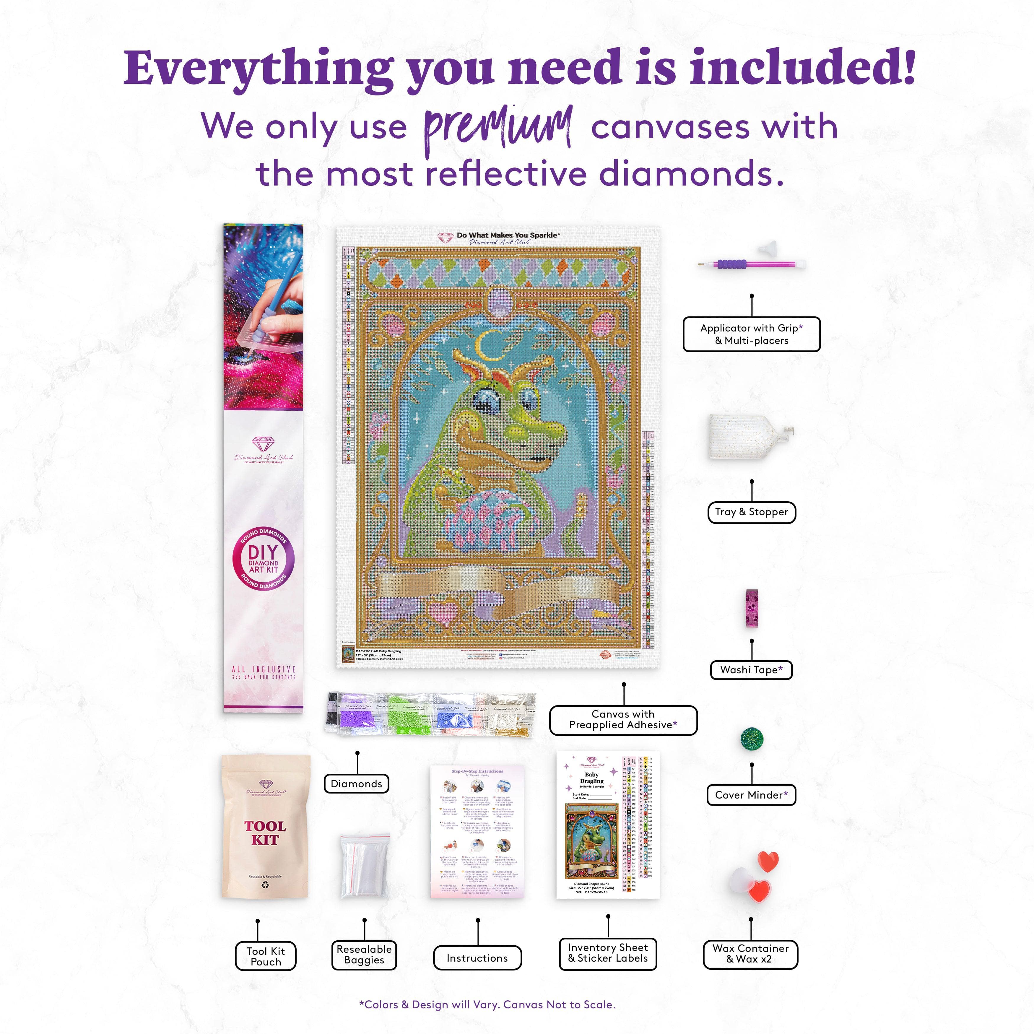 Baby Dragling – Diamond Art Club
