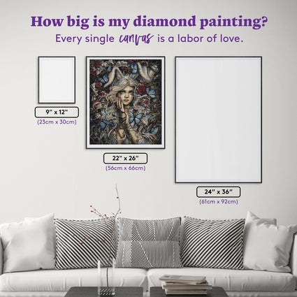 Diamond Painting Back to Wonderland 22" x 26" (56cm x 66cm) / Round with 47 Colors including 2 ABs / 46,765