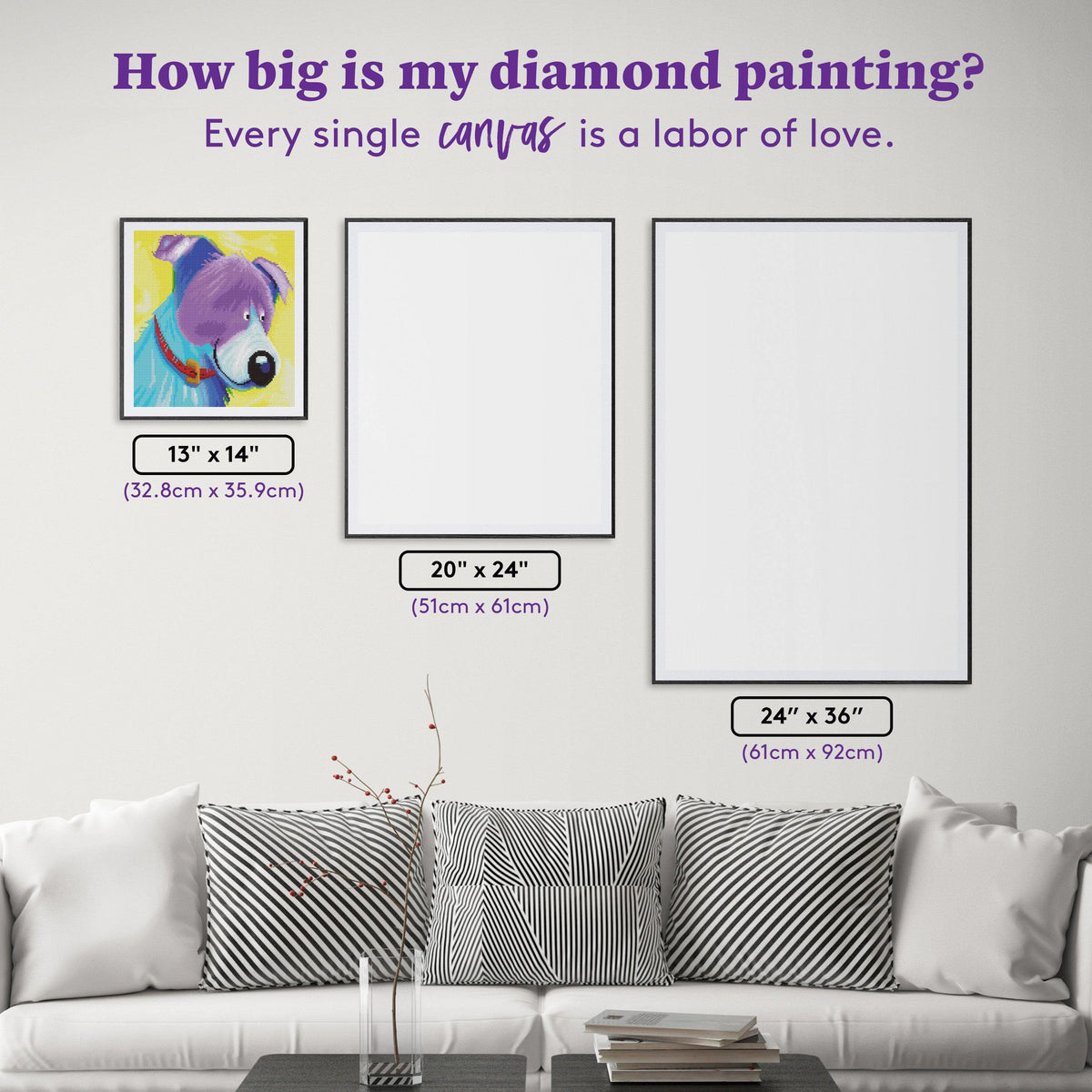 Diamond Painting Bacon? 13" x 14" (32.8cm x 35.9cm) / Round with 33 Colors including 2 ABs / 14,976