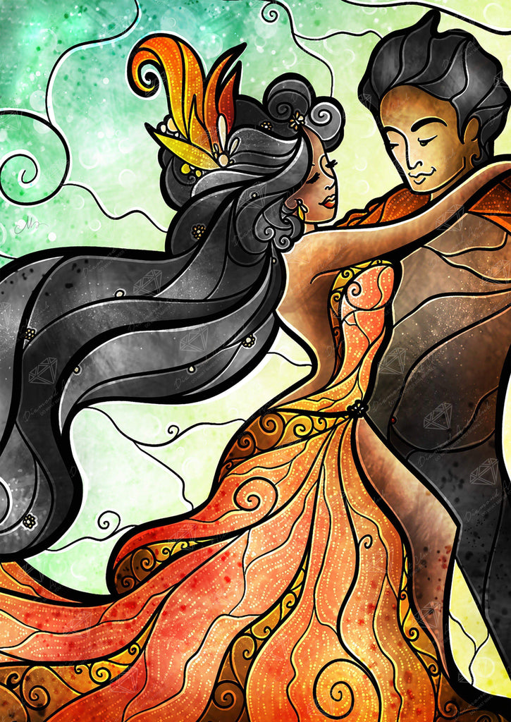 Bailar Conmigo — 16.5" x 22.2" Round 36 Colors including 1 AB 30 932