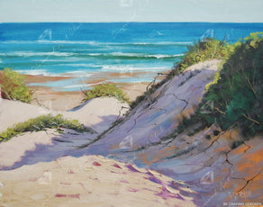 Diamond Painting Beach Dunes 16.5″ x 20.9″ (42cm x 53cm) / Square With Aurora Borealis Accents / 39 Colors Including 2 ABs