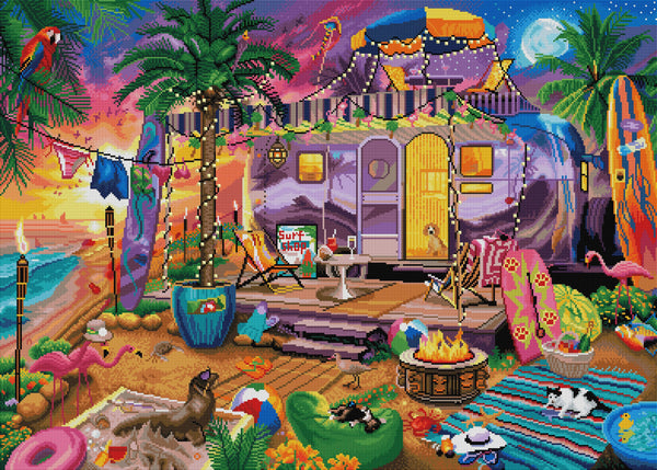 Beach Vacation – Diamond Art Club