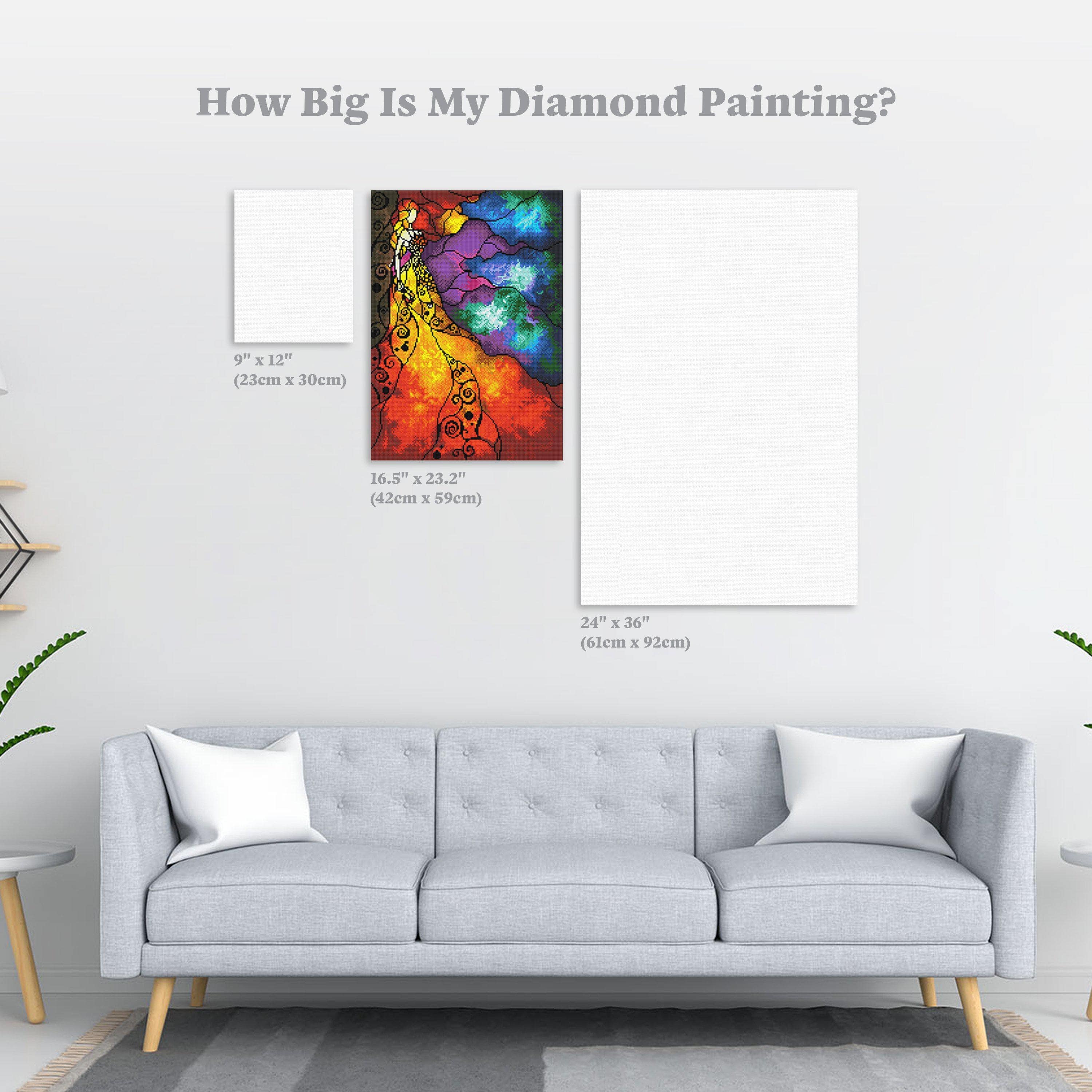5D Diamond Painting Abstract Paint Beauty & The Beast Kit