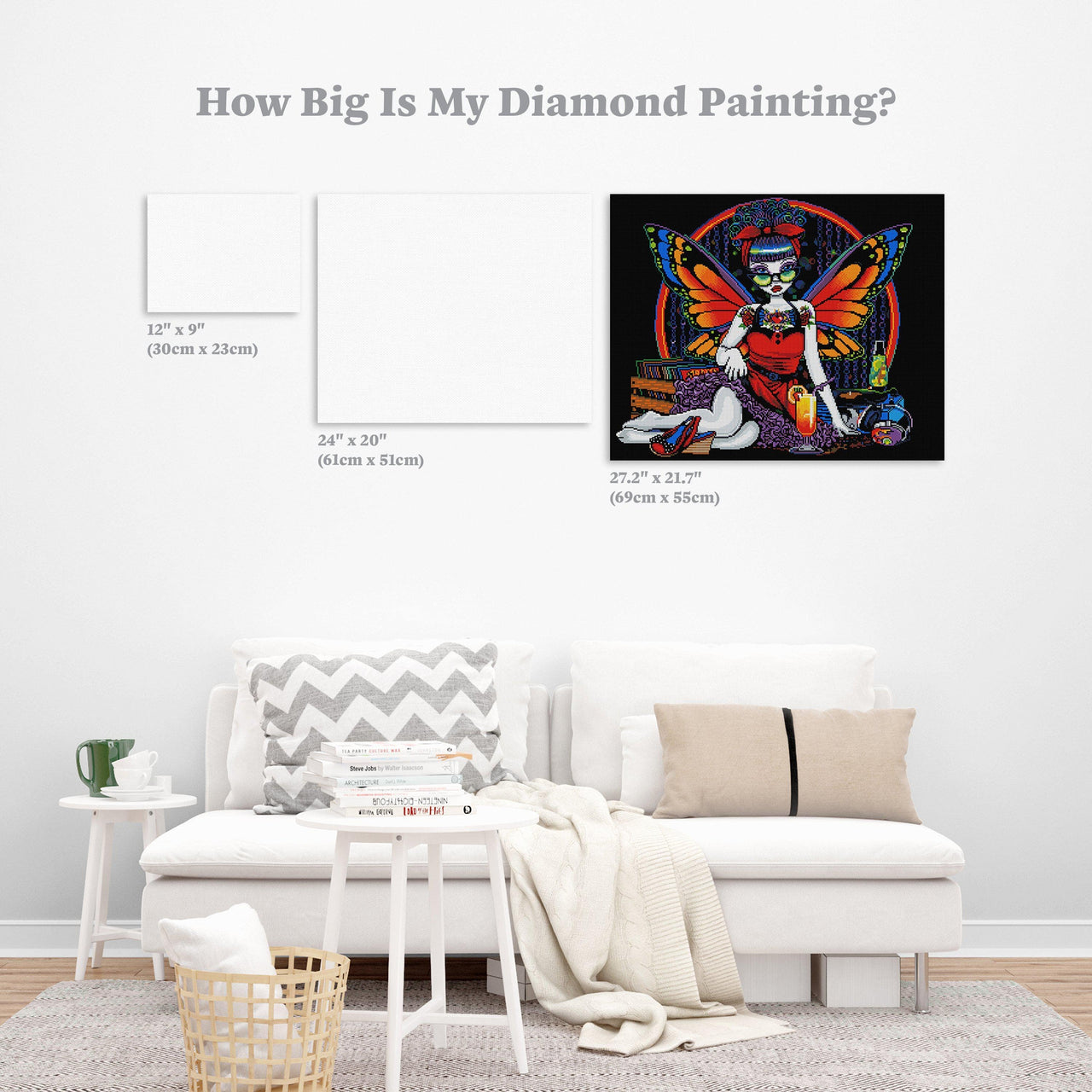 Diamond Painting Betsylynn 21.7" x 27.2″ (55cm x 69cm) / Square With 42 Colors Including 2 ABs / 58,536