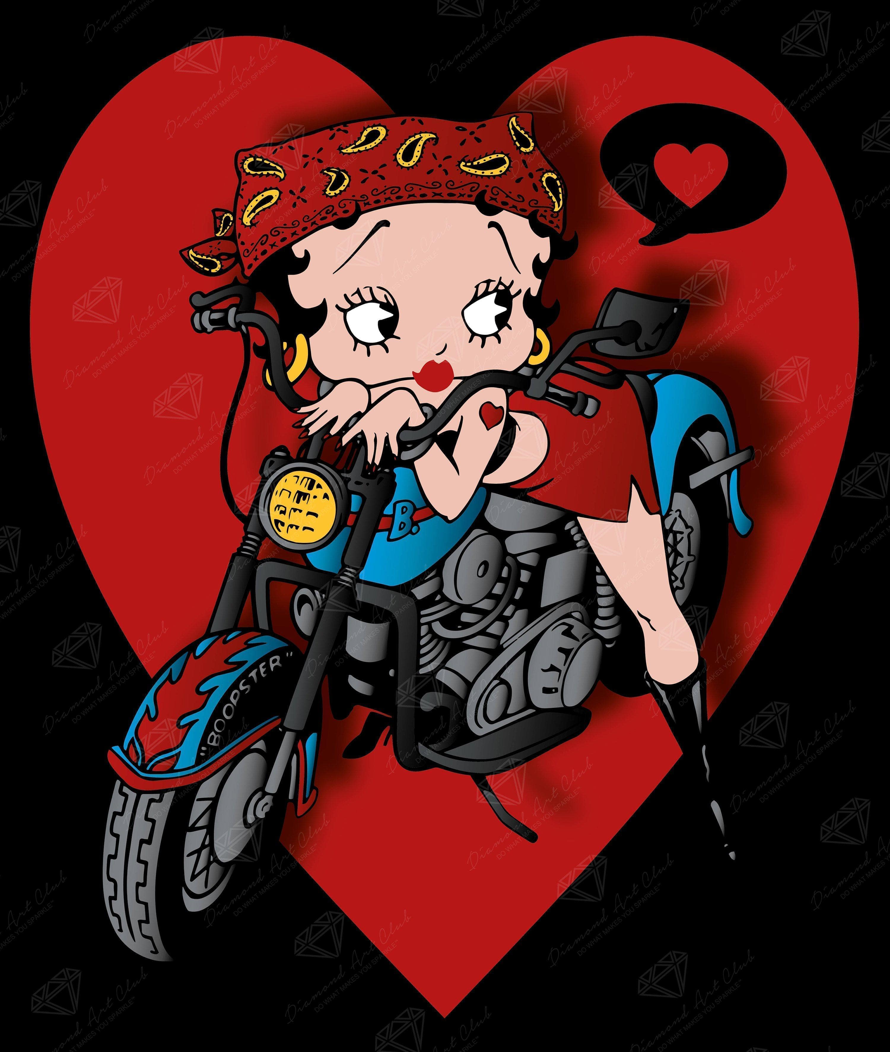 Betty Boop Rider Chick – Diamond Art Club