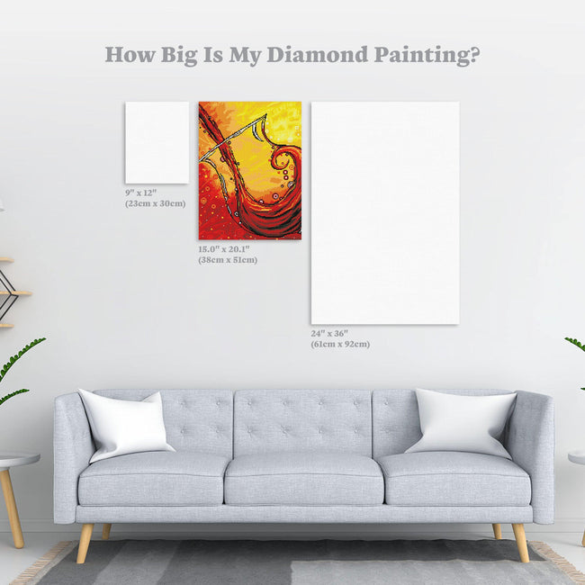 Diamond Painting Bubbling Joy 15.0" x 20.1″ (38cm x 51cm) / Round With 16 Colors Including 1 AB / 24,121