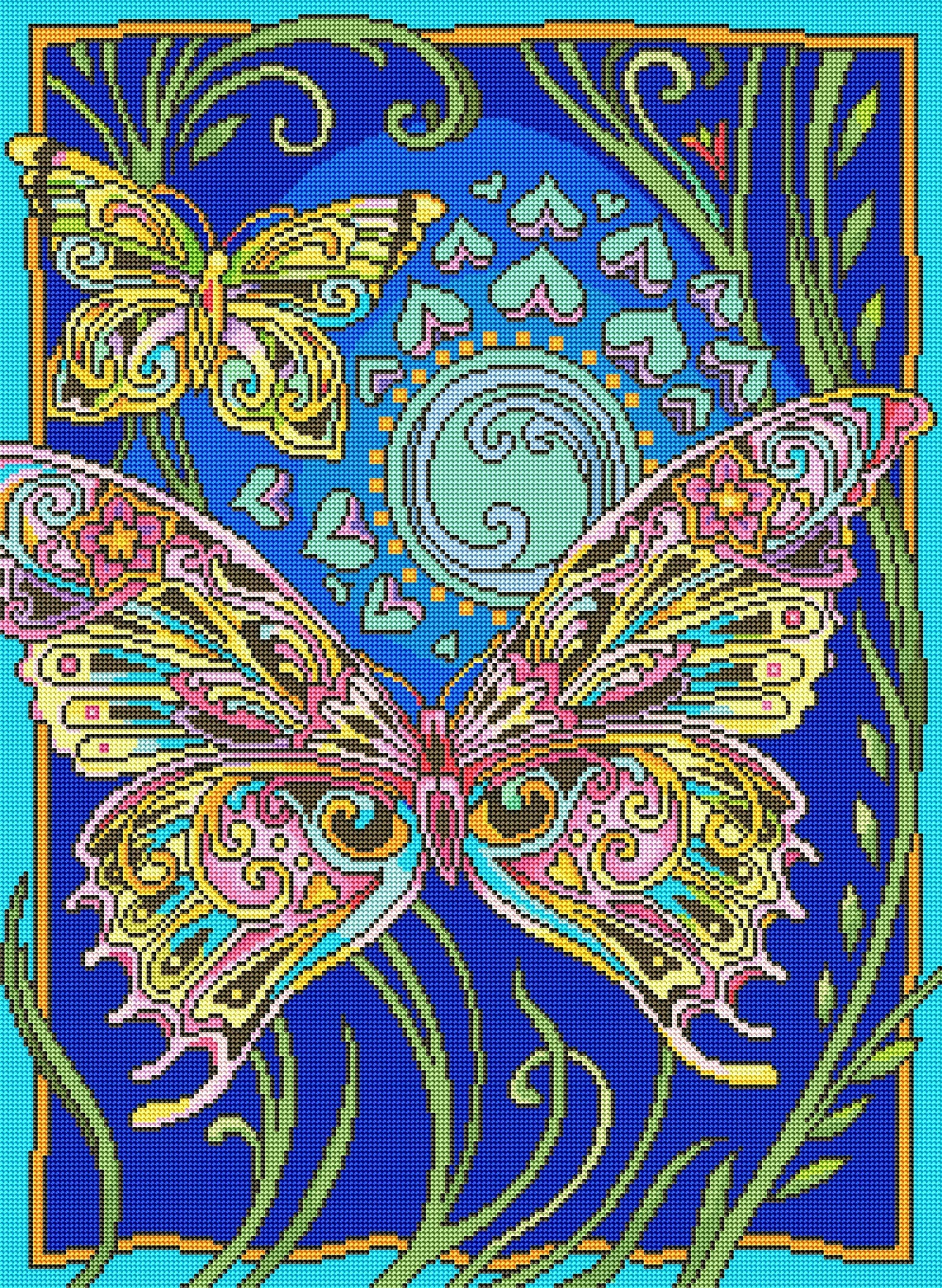 butterfly diamond art