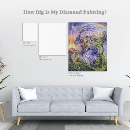 Diamond Painting Capricorn 27.6" x 34.7″ (70cm x 88cm) / Square with 64 Colors including 4 ABs / 96,672