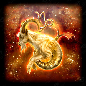 Diamond Painting Capricorn 22" x 22" (55.8cm x 55.8cm) / Square with 48 Colors including 3 ABs / 50,176