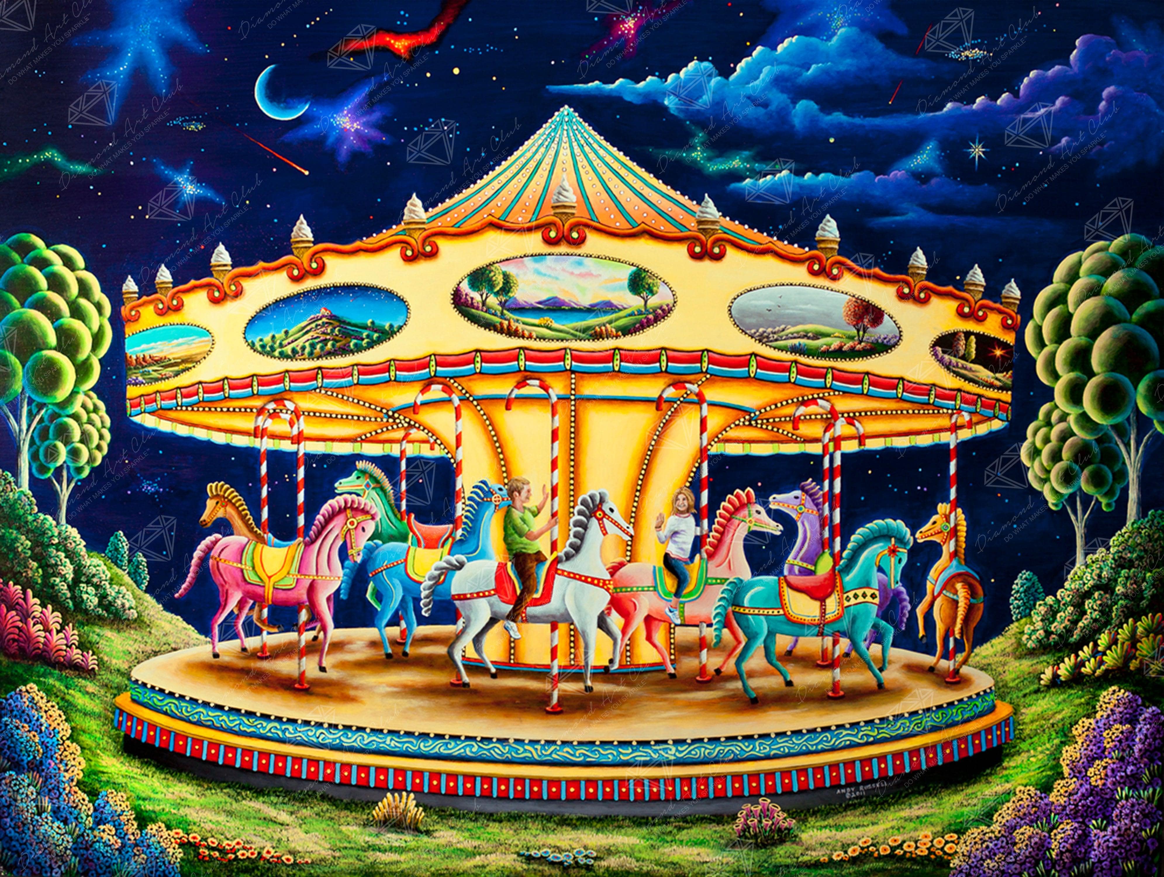 Carousel Painting carousel-painting