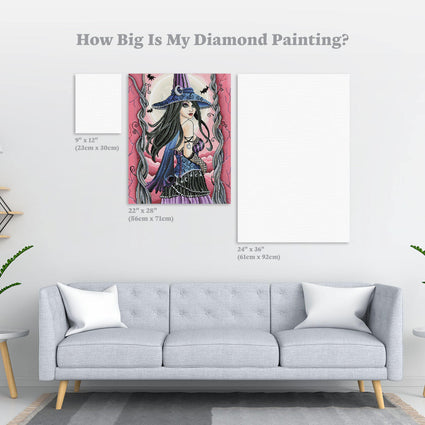 Diamond Painting Cassia 22" x 28″ (56cm x 71cm) / Round With 39 Colors Including 2 ABs / 49,897