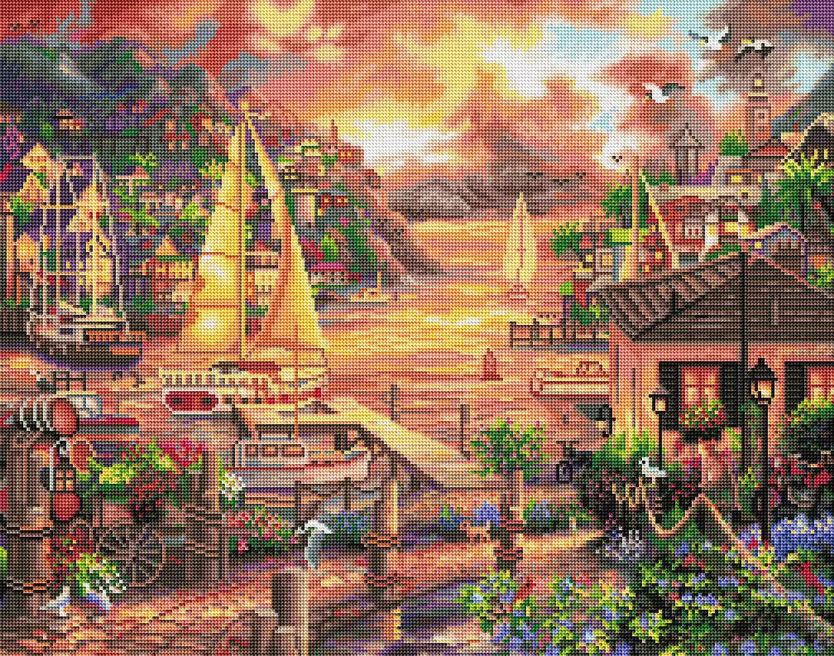 Diamond Painting Catching Dreams 22" x 28″ (56cm x 71cm) / Round With 47 Colors Including 2 ABs / 49,896