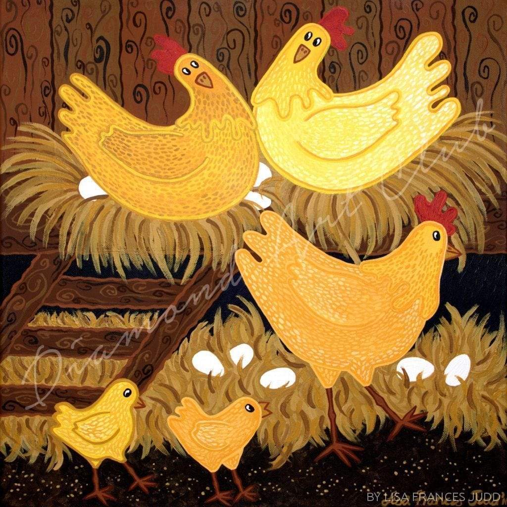 Chookie House — Round 16 Colors Including 1 AB 21.7" x 21.7" 38 025