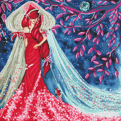 Diamond Painting Cinderella 22" x 22″ (56cm x 56cm) / Square With 42 Colors Including 2 ABs / 48,841