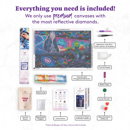 5D Diamond Painting Stitch Light Saber Kit - Bonanza Marketplace