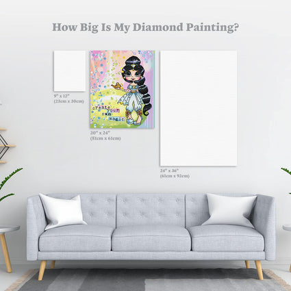 Diamond Painting Create Your Own Magic (final edition) 20" x 24″ (51cm x 61cm) / Round with 42 Colors including 2 ABs