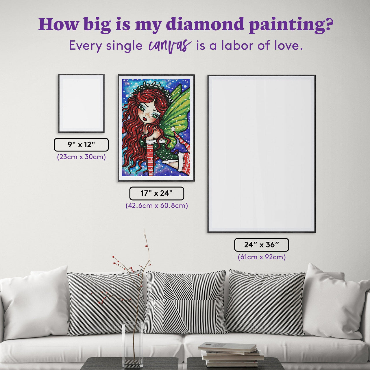 Diamond Painting DAC-4998R-AB 17" x 24" (42.6cm x 60.8cm) / Round with 31 Colors including 3 ABs / 32,984
