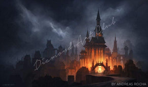 Diamond Painting Dark Times Square / 21.7" x 36.6" (55cm x 93cm) / 28 Colors