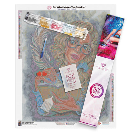 Diamond Painting Dear Diary 22" x 28″ (56cm x 71cm) / Round with 45 Colors including 3 ABs / 50,148