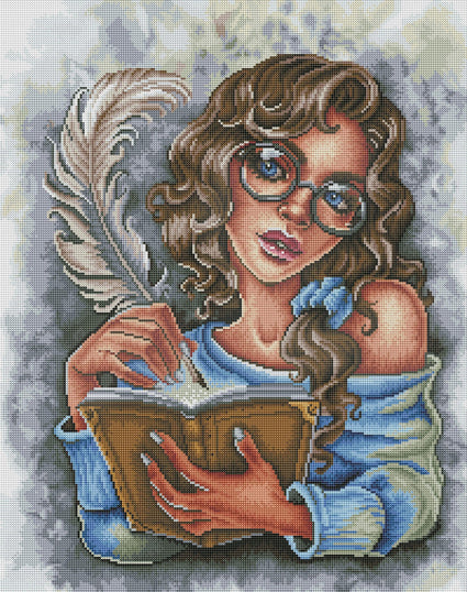 Diamond Painting Dear Diary 22" x 28″ (56cm x 71cm) / Round with 45 Colors including 3 ABs / 50,148