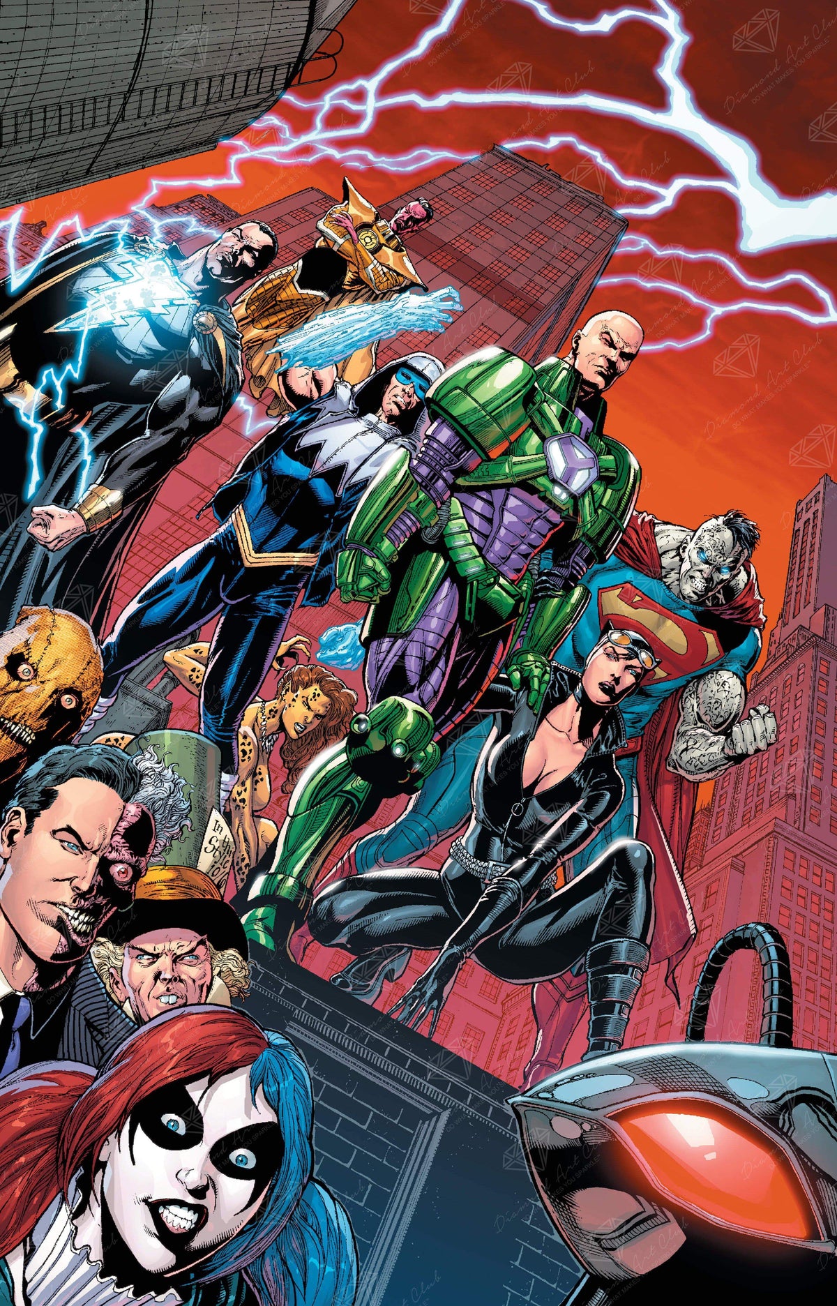 Diamond Painting Destruction Awaits 27.6" x 43.0" (70cm x 109cm) / Square With 58 Colors Including 3 ABs / 119,664