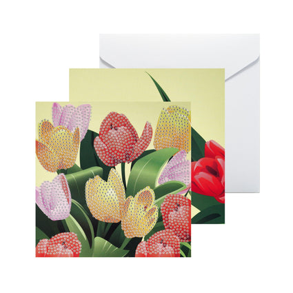 Diamond Painting Diamond Painting Spring Greeting Cards (3 pack) 5.9" x 5.9" (15cm x 15cm) / Round