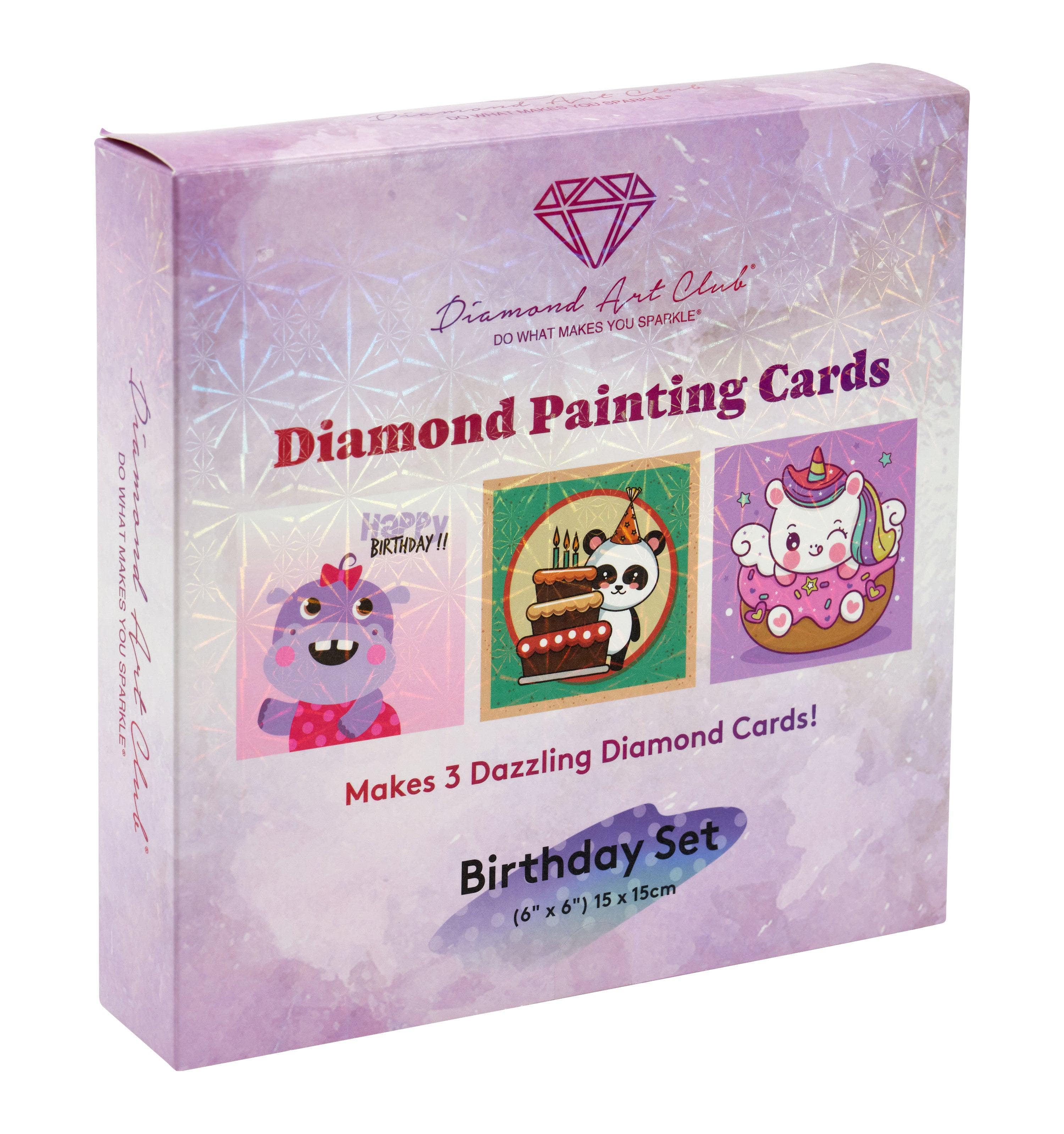 Cuadros Decorativos DIY Diamond Art Cards Art Craft Birthday 5D